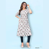 Pure Cotton A Line Flared Kurti DJ3010